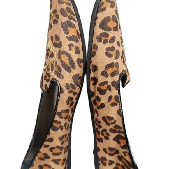 Abound Shoes Womens 5.5 Flats Fashion Slip On Leopard Print Embroidered Slipper - Picture 11 of 15